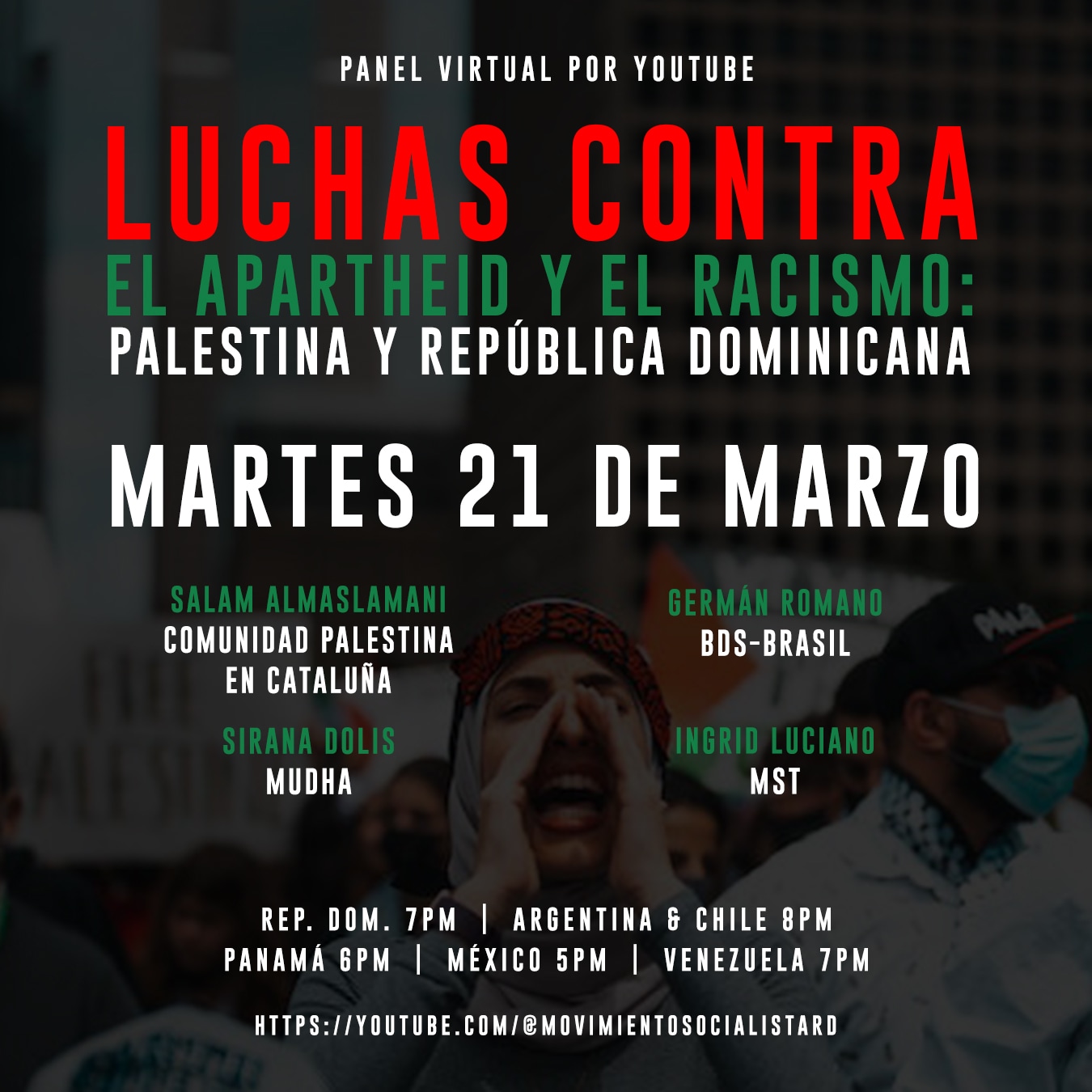 Video: Luchas contra el apartheid y el racismo en Palestina y República ...